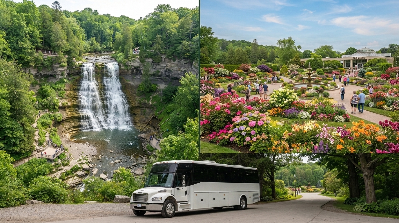 Hamilton Waterfalls & Royal Botanical Gardens Tour